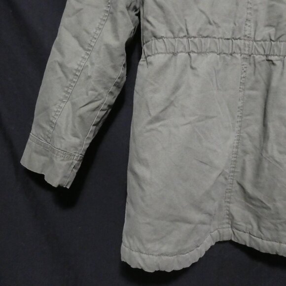 GAP KIDS | xl - extra large regular | Hooded Olive Green Sherpa Lined Parka - Picture 15 of 16